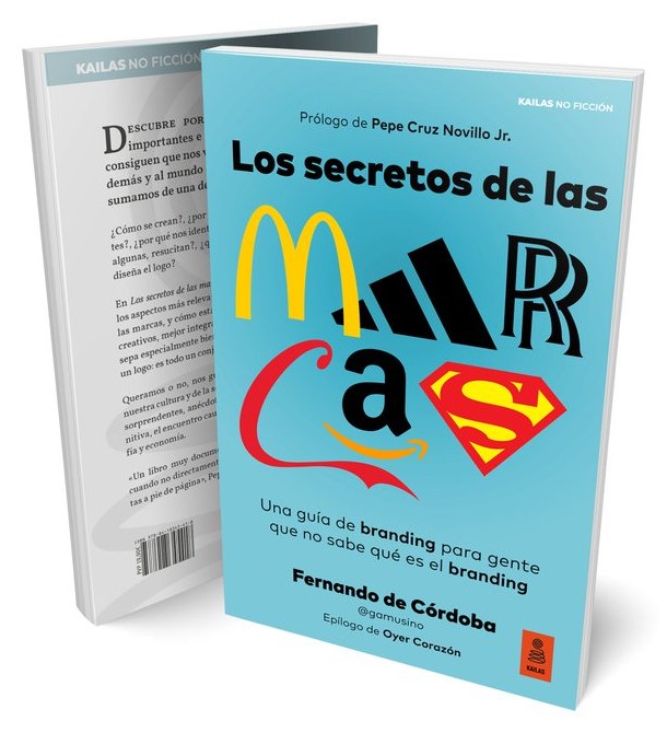 Cubierta de Los secretos de las marcas, de Fernando de Córdoba, publicado por Kailas